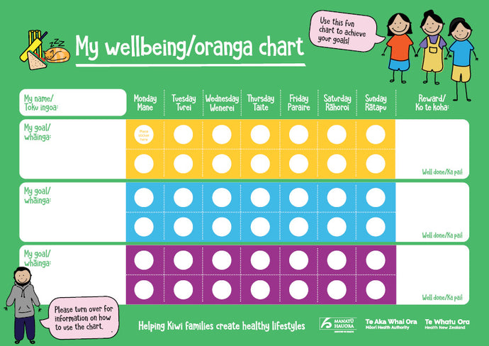 My wellbeing/oranga chart - HE2539