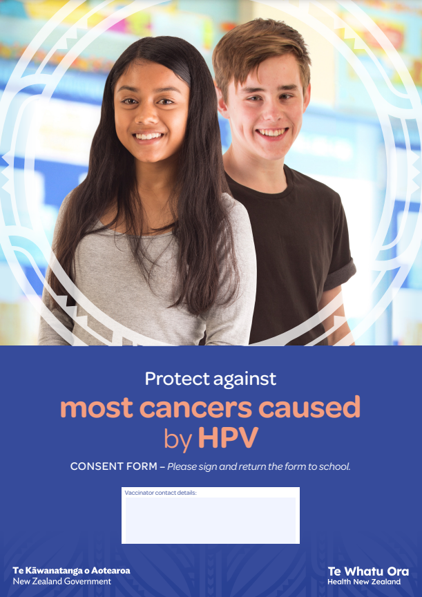 Protect against most cancers caused by HPV consent form NIP8900