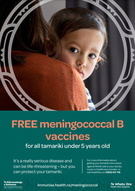 Free Meningococcal B Vaccines Poster - NIP8790 – HealthEd