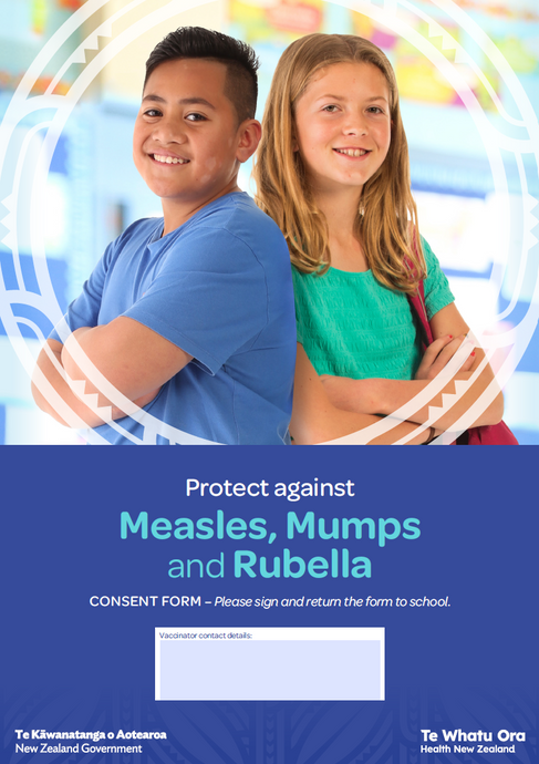 Protect against measles, mumps and rubella - consent form - NIP8902