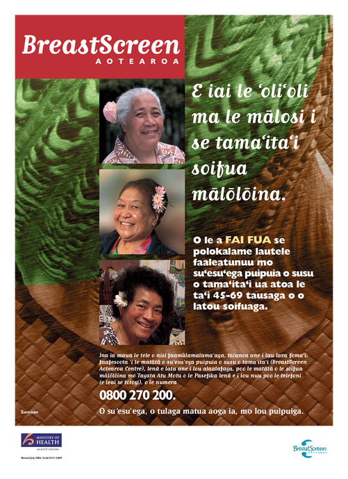 BreastScreen Aotearoa – Samoan version