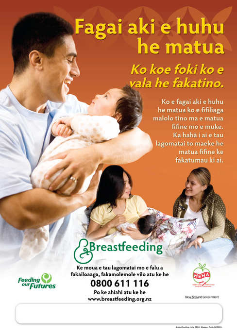 Breastfeeding: You're Part of the Picture Too – Niuean version