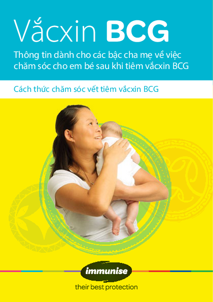 BCG Vaccine: After Care for Parents – Vietnamese version