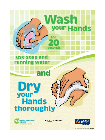 Wash and dry your hands - HE2525
