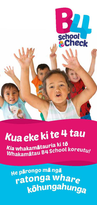 B4 School Check: Information for Early learning services all regions – te reo Māori version - HE2440