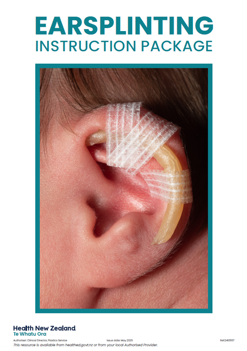 Ear splinting instruction package - 2410557