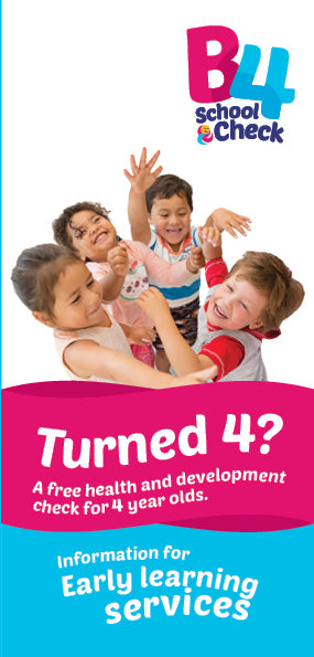 B4 School Check: Information for Early learning services all regions ...