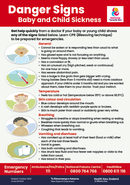 Baby and Child Sickness – Danger Signs - English version - HE4240