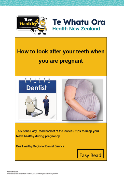 How to look your teeth when you are pregnant - Easy-read english - HE1013