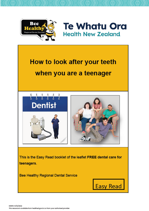How to look your teeth when you are a teenager - Easy-read english - HE1015