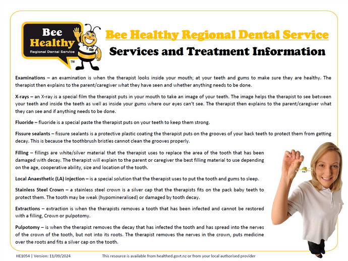 Services and treatment information - English - HE1054