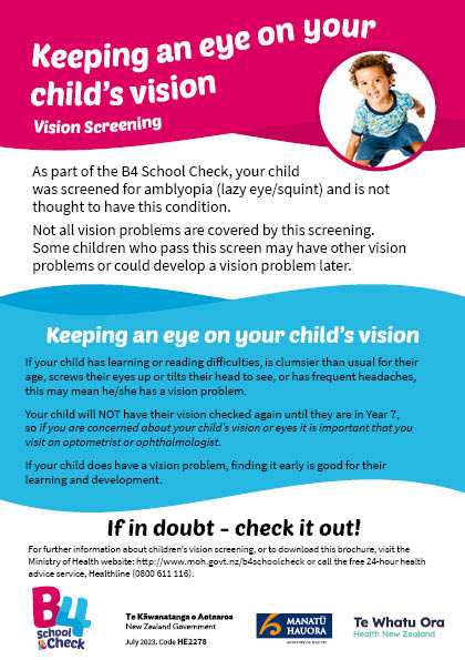 Keeping an eye on your child's vision