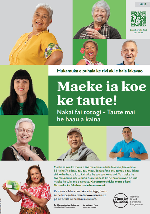 Bowel screening is easy - You've got this! A3 Niuean - HE2635-58YR