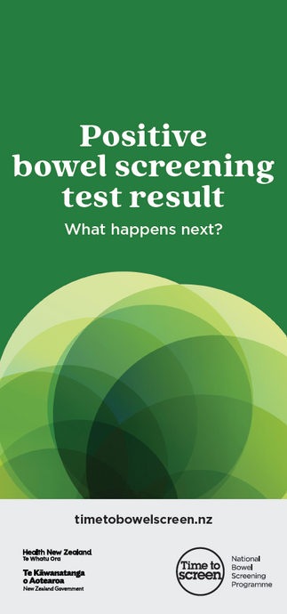 Positive bowel screening test result: What happens next - English audio - HE2729