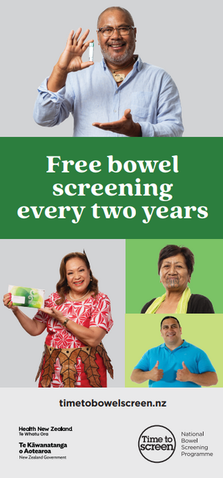 Free bowel screening every two years 58 to 74 years - English - HE2730-58YR