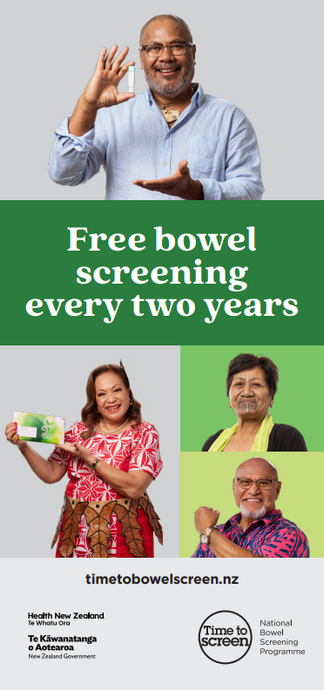 Free bowel screening every two years - English - HE2730