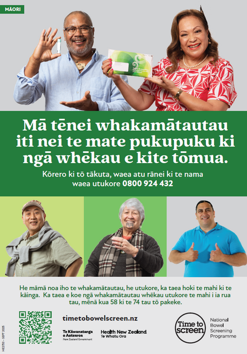 Mā tēnei whakamātautau iti - This little test 58 to 74 years - te reo Māori - HE2733-58YR