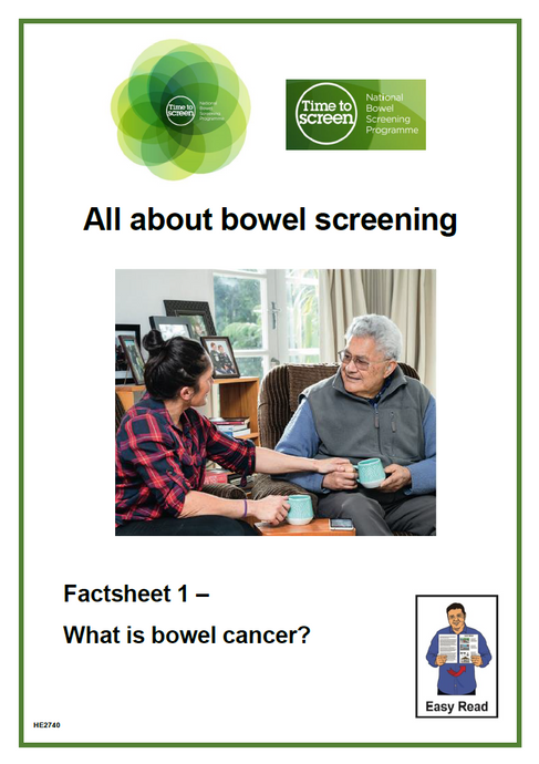 What is bowel cancer? Easy Read - HE2740