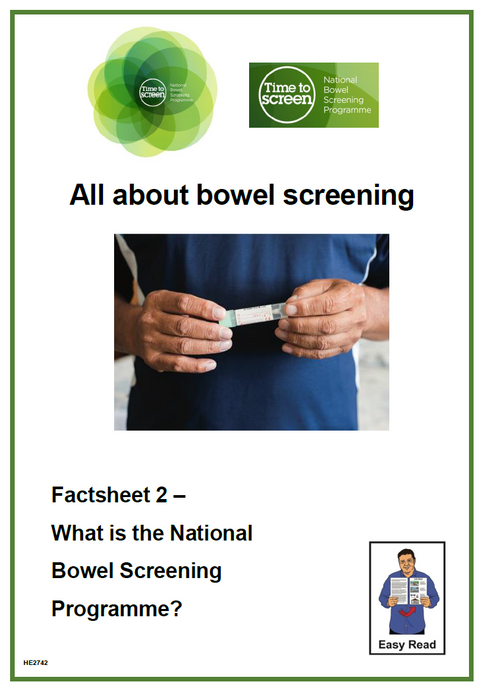 What is the National Bowel Screening Programme? Easy Read - HE2742