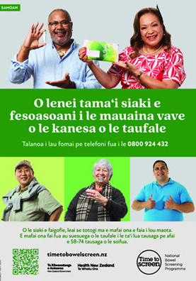 This little test helps find bowel cancer early 58 to 74 years - Samoan - HE2803