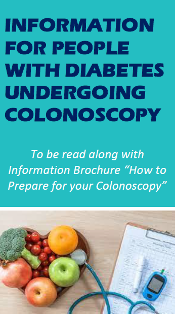 Information for people with diabetes undergoing colonoscopy - HE3024