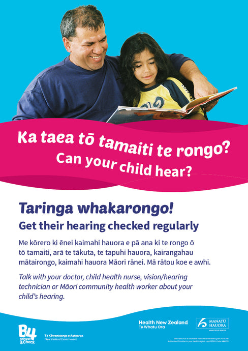 Ka taea tō tamaiti te rongo?/Can your child hear? HE4874