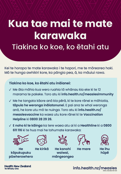 Kua tae mai te mate karawaka