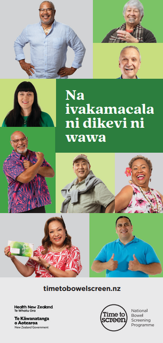 Na ivakamacala ni dikevi ni wawa - All about bowel screening - Fijian no age - HE7503