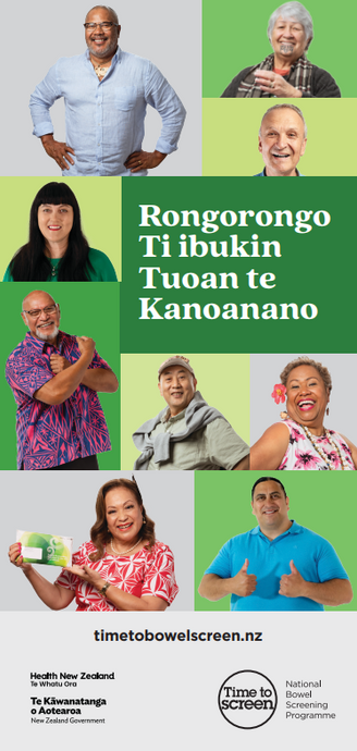 Rongorongo Ti ibukin Tuoan te Kanoanano - All about bowel screening Kiribati no age - HE7504