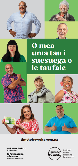 O mea uma tau i suesuega o le taufale - All about bowel screening - Samoan no age - HE7507