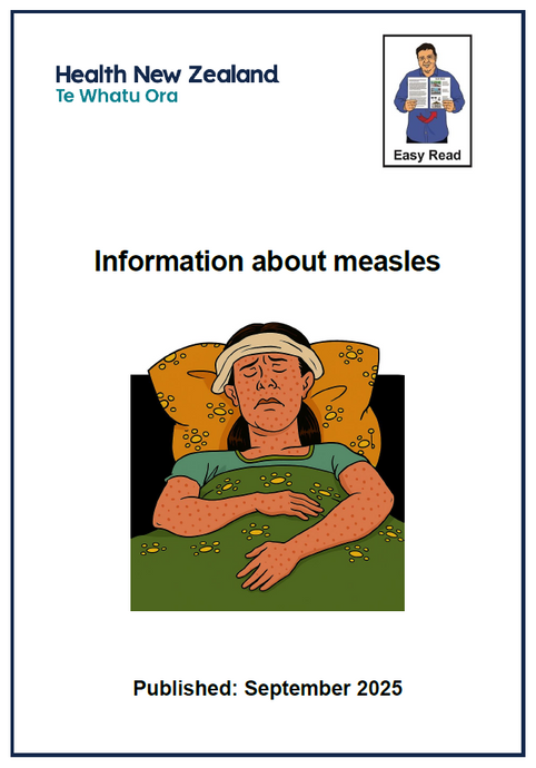 Measles - information sheet - Easy Read - HE8129
