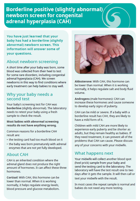 Antenatal and newborn screening – HealthEd