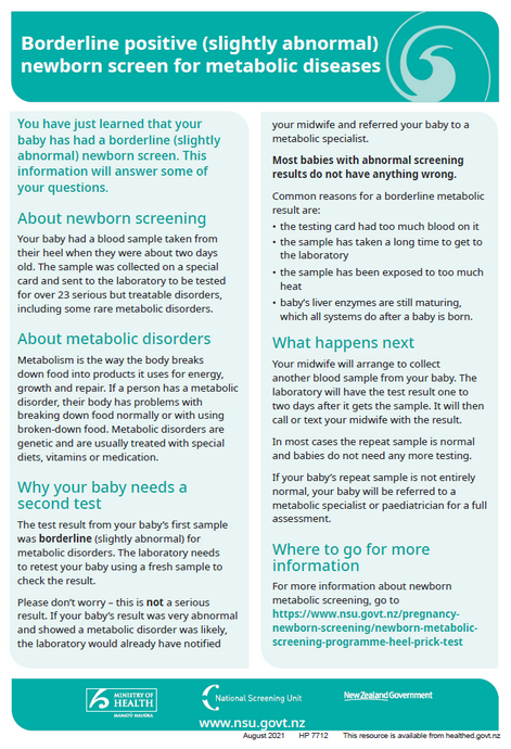 Antenatal and newborn screening – HealthEd