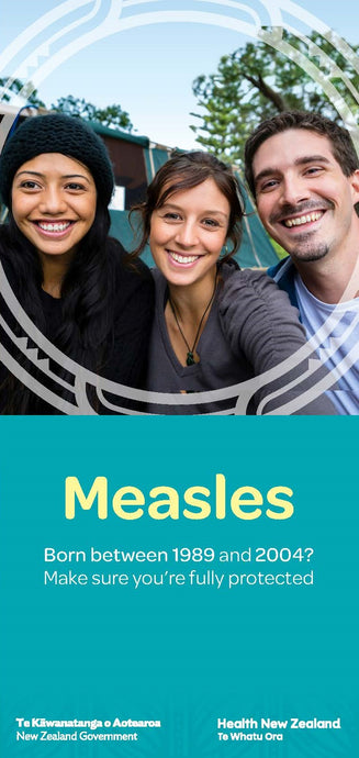 Measles - Born between 1989 and 2004 flyer - HP8156