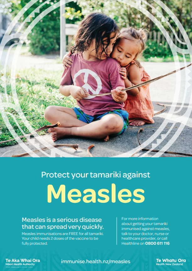 Protect Your Tamariki Against Measles Poster - HP8199 – HealthEd