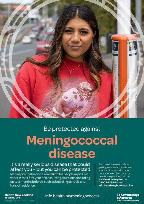 Be protected against Meningococcal disease poster - HP8205