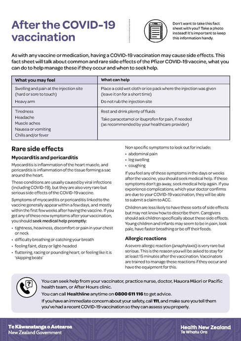 After the COVID-19 vaccination - HP8591