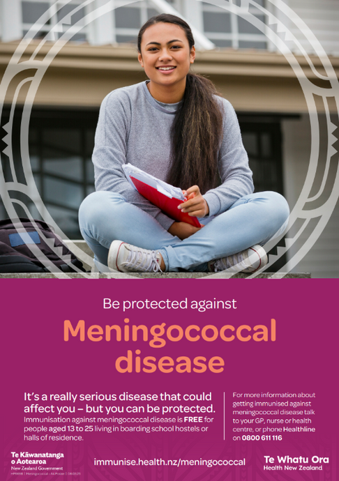 Be protected against Meningococcal disease poster - HP8698