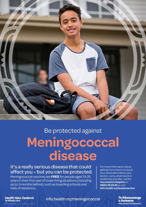 Be protected against Meningococcal disease poster - HP8699