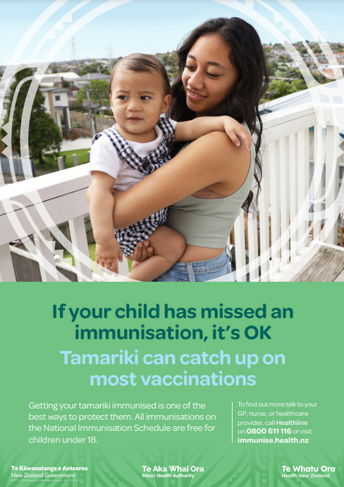 Childhood immunisations catch up poster - NIP8717