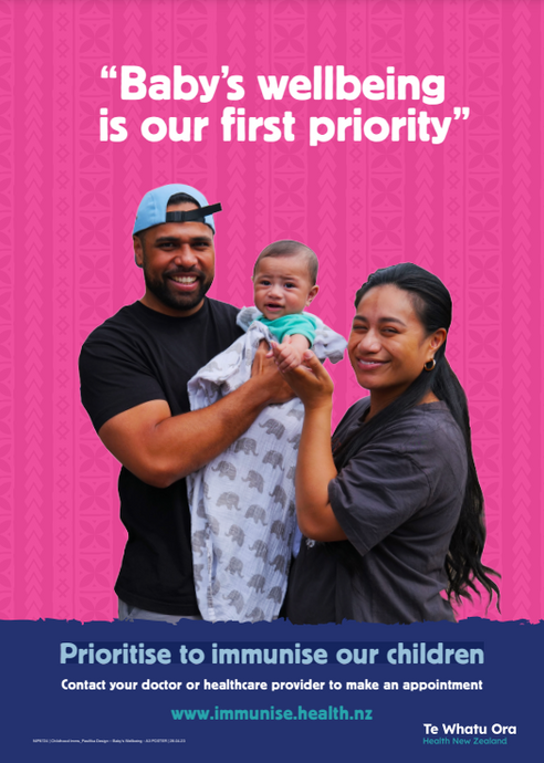 Baby’s wellbeing is our first priority poster - NIP8724