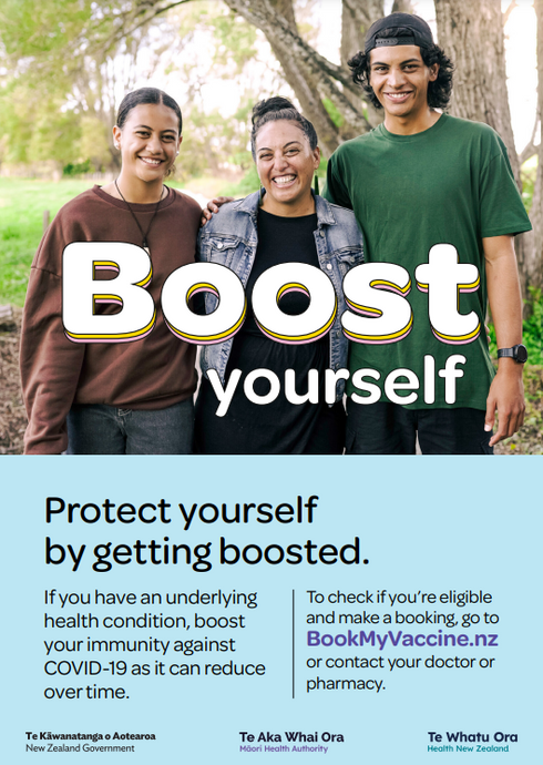 COVID-19 Boost yourself poster - NIP8806