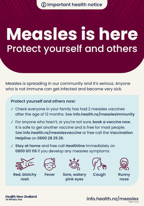 Measles is here - Protect yourself and others - NIP9063-2