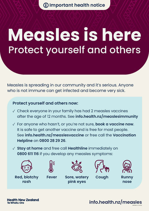 Measles is here - Protect yourself and others - NIP9063-2