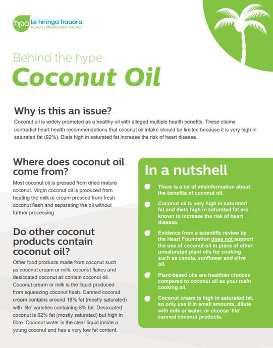 Behind the hype: Coconut oil - NPA115