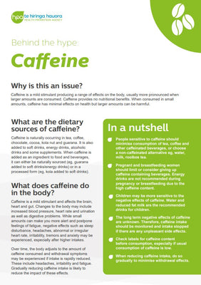 Behind the hype: Caffeine - NPA161 – HealthEd Behind the hype: Caffeine - NPA161 – HealthEd