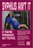 Syphilis ain't it - A3 poster - Hapū - HE2924