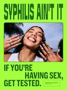 Syphilis ain't it - social tile 3:4 - Wahine - HE2925