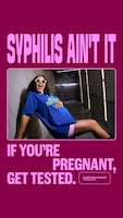 Syphilis ain't it - social tile 9:16 - Hapū - HE2932