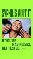 Syphilis ain't it - social tile 9:16 - Wahine - HE2929